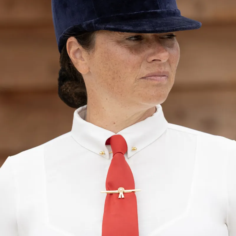 Supreme Products Royal Rosette Tie Pin - Gold-1