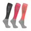 HYCONIC Children's Socks by Hy Equestrian - Pack of 3 - Mizs - Pink 