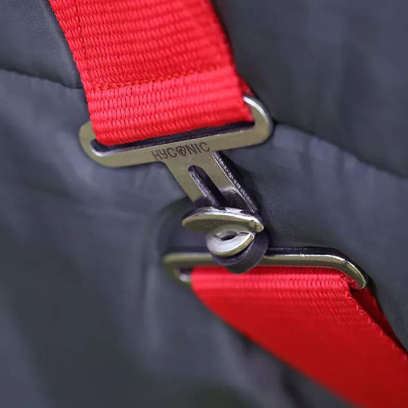 HYCONIC 100g Stable Rug - Charcoal/Red-3