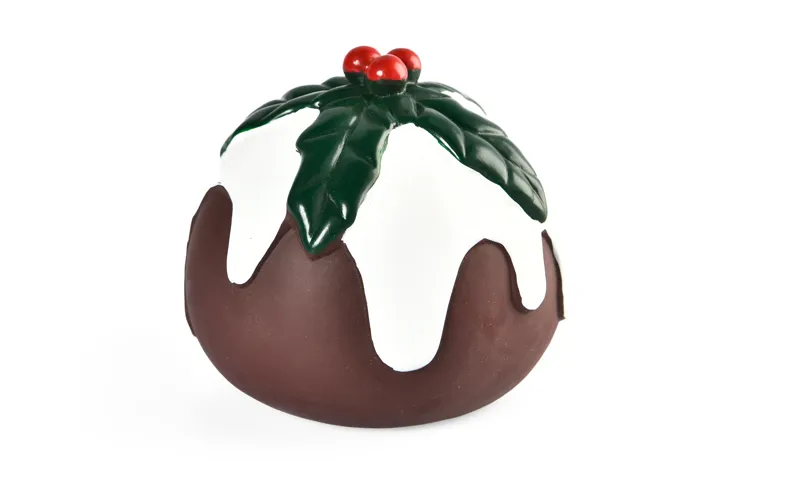 House Of Paws Latex Toy - Christmas Pudding
