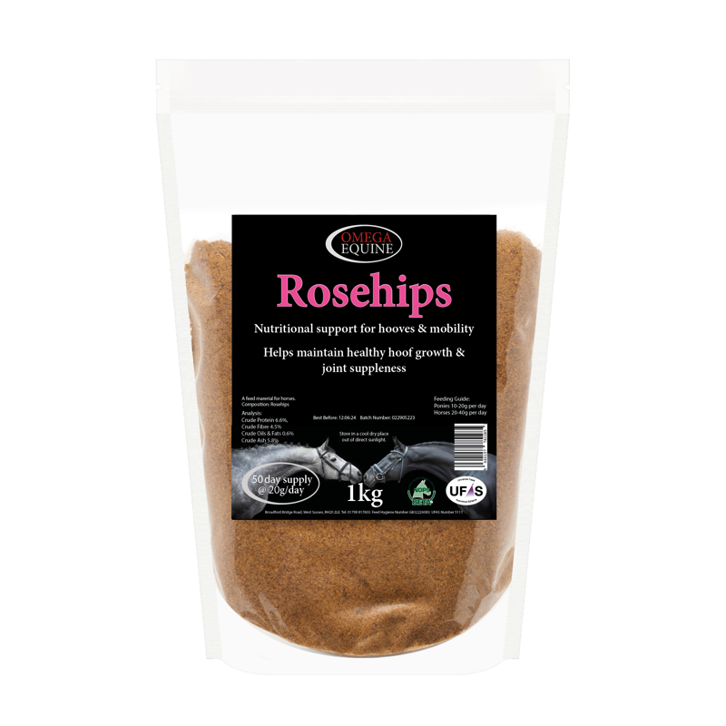 Omega Equine Rosehips - 1kg