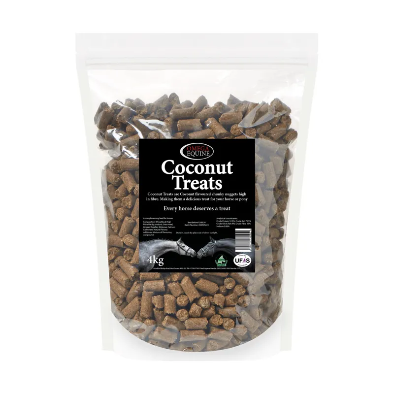 Omega Equine Treats - Coconut - 4kg