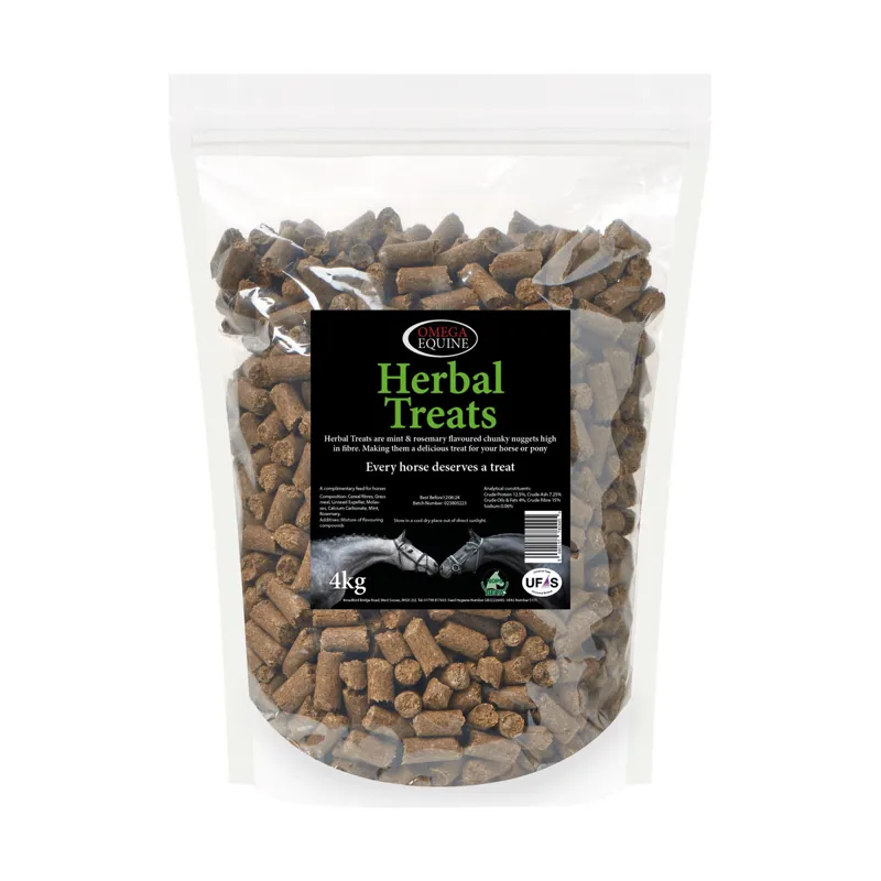 Omega Equine Treats - Herbal - 4kg
