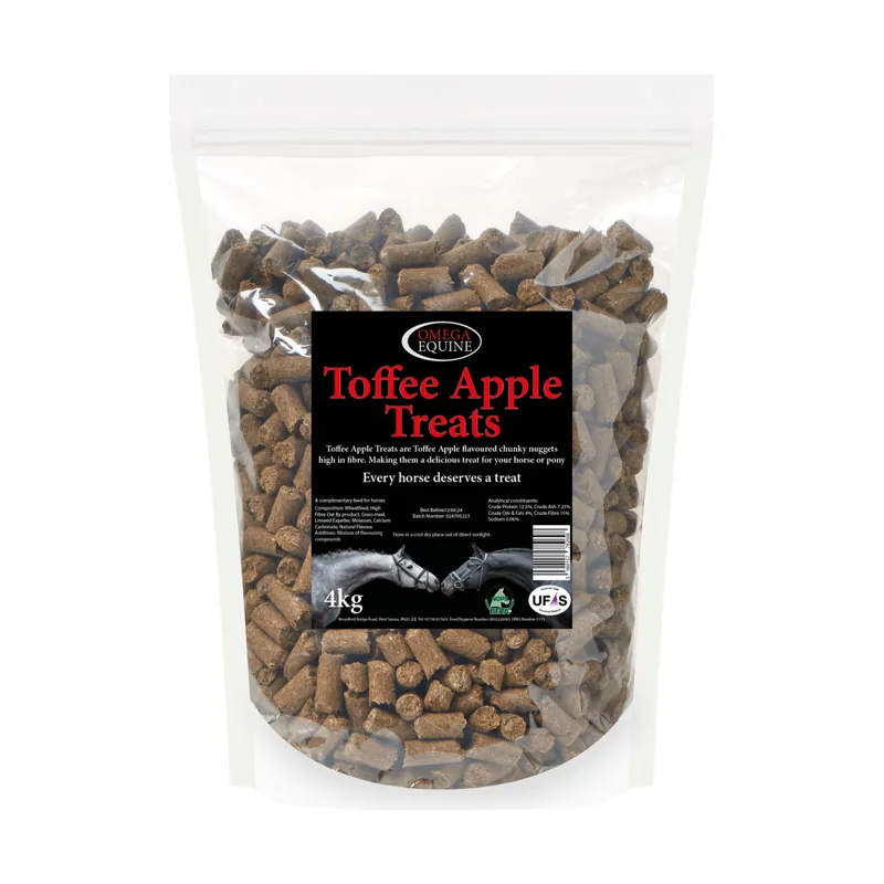 Omega Equine Treats - Toffee - 4kg