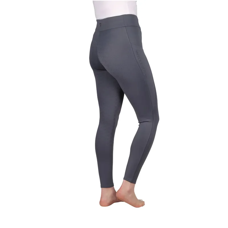 Hy Equestrian Melton Flex Riding Tights - Anthra-1