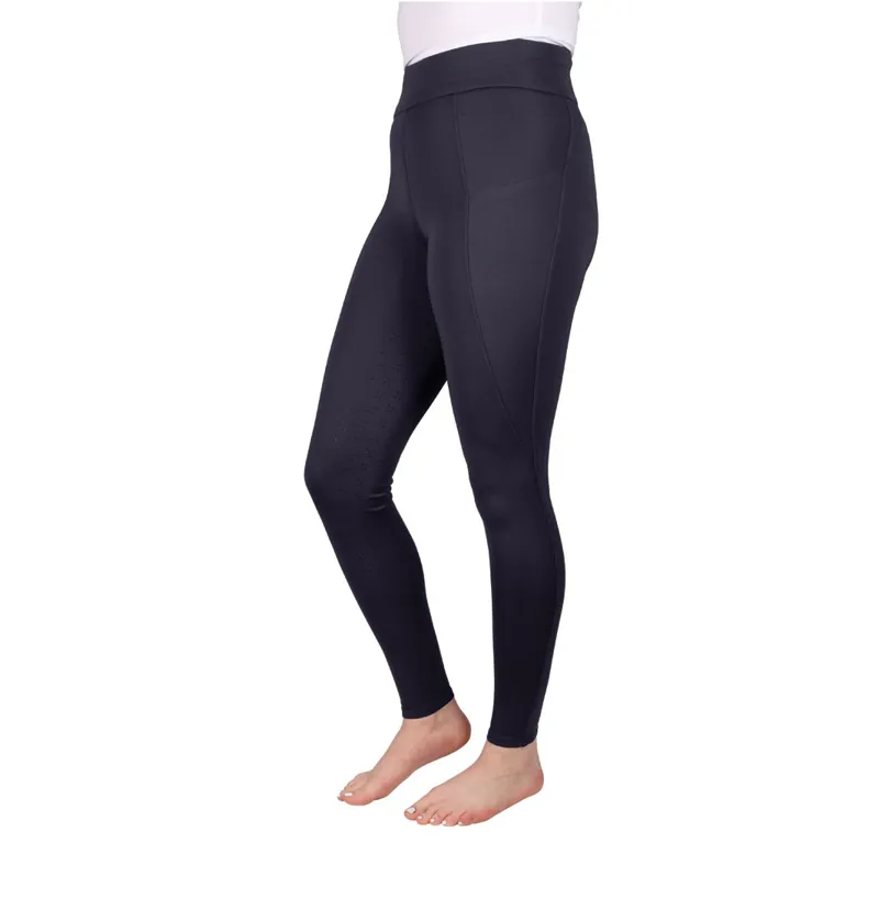 Hy Equestrian Melton Flex Riding Tights - Dark Navy