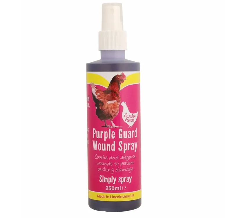 Battles Poultry Purple Guard Wound Spray - 250ml