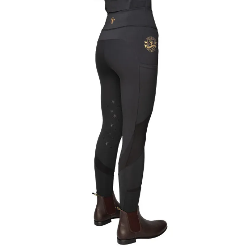 Supreme Products Show Rider Tights - Black/Gold-1