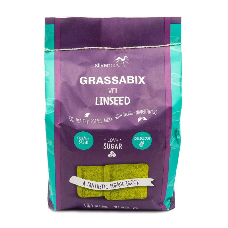 Silvermoor Grassabix Dual Pack - Linseed 2kg