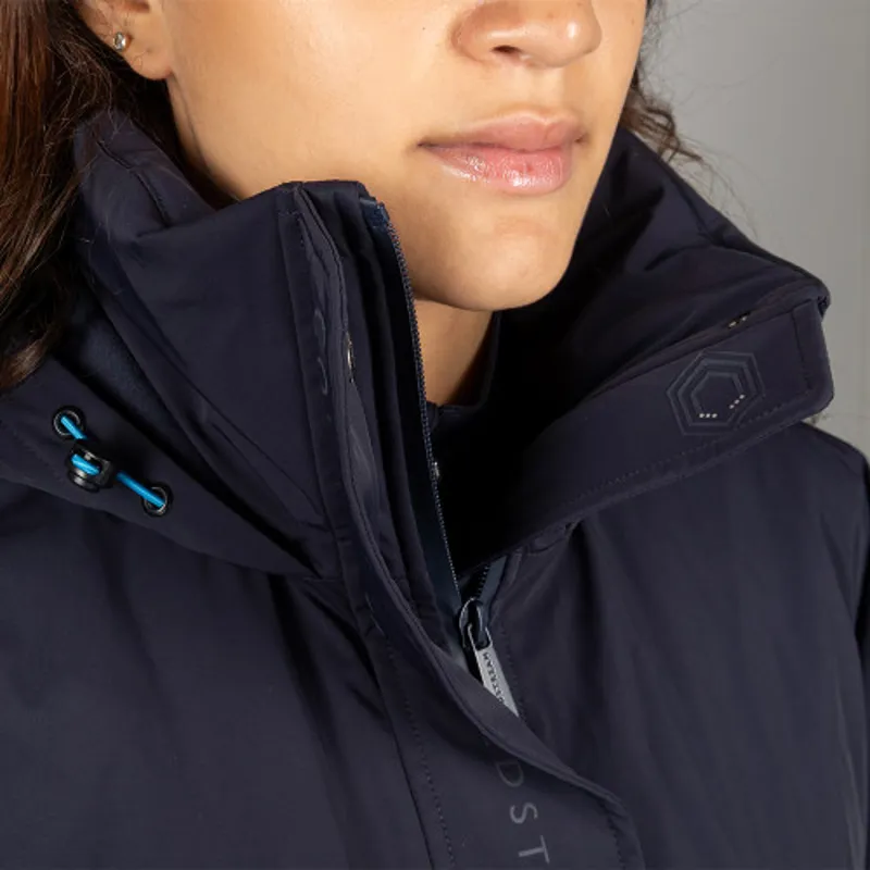Coldstream Maxton Ladies Long Waterproof Coat - Navy-1