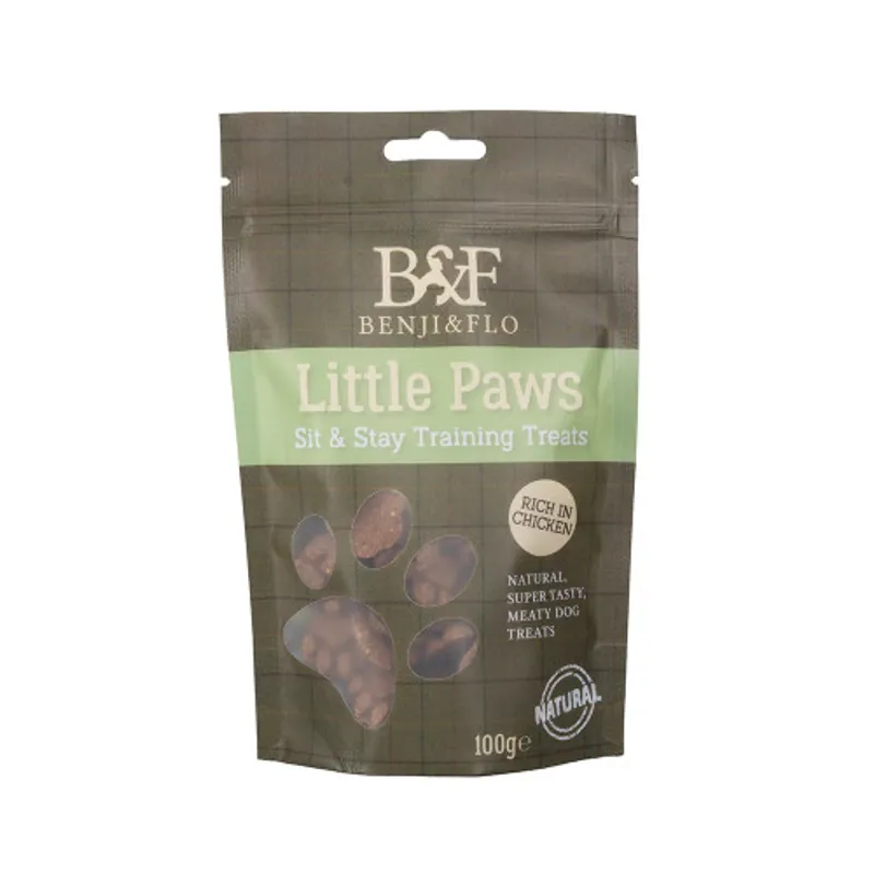 Benji and Flo Little Paws Sit and Stay Training Treats - Chicken