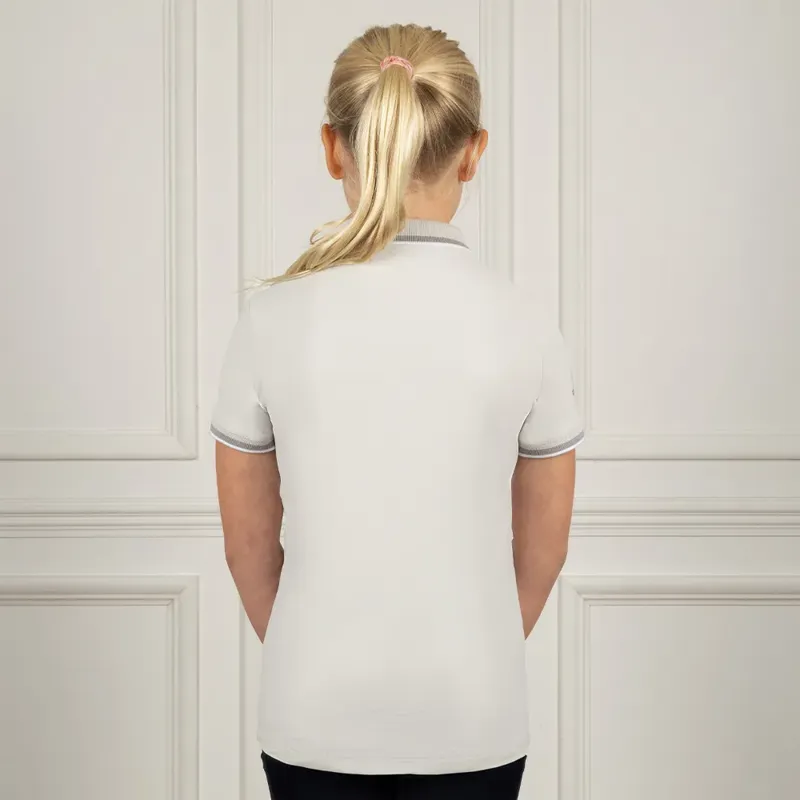 Coldstream Children's Darnick Polo Shirt - Frosted Steel-1