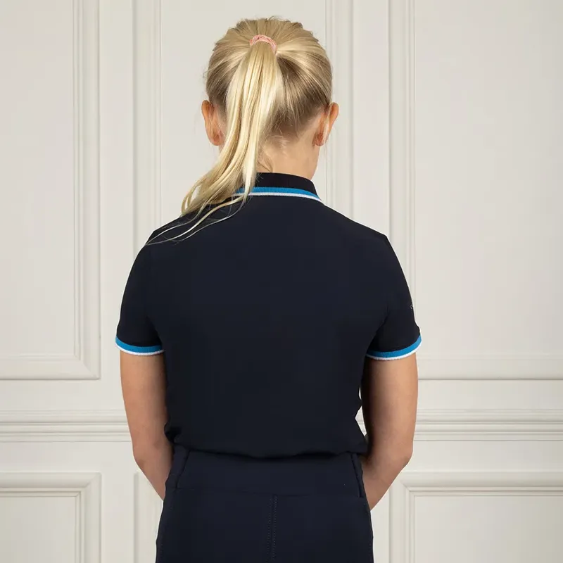 Coldstream Children's Darnick Polo Shirt - Navy-1