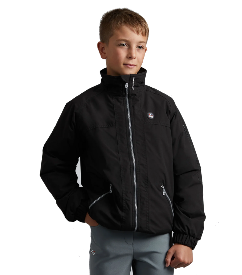 Premier Equine Junior Pro Rider Unisex Riding Jacket - Black