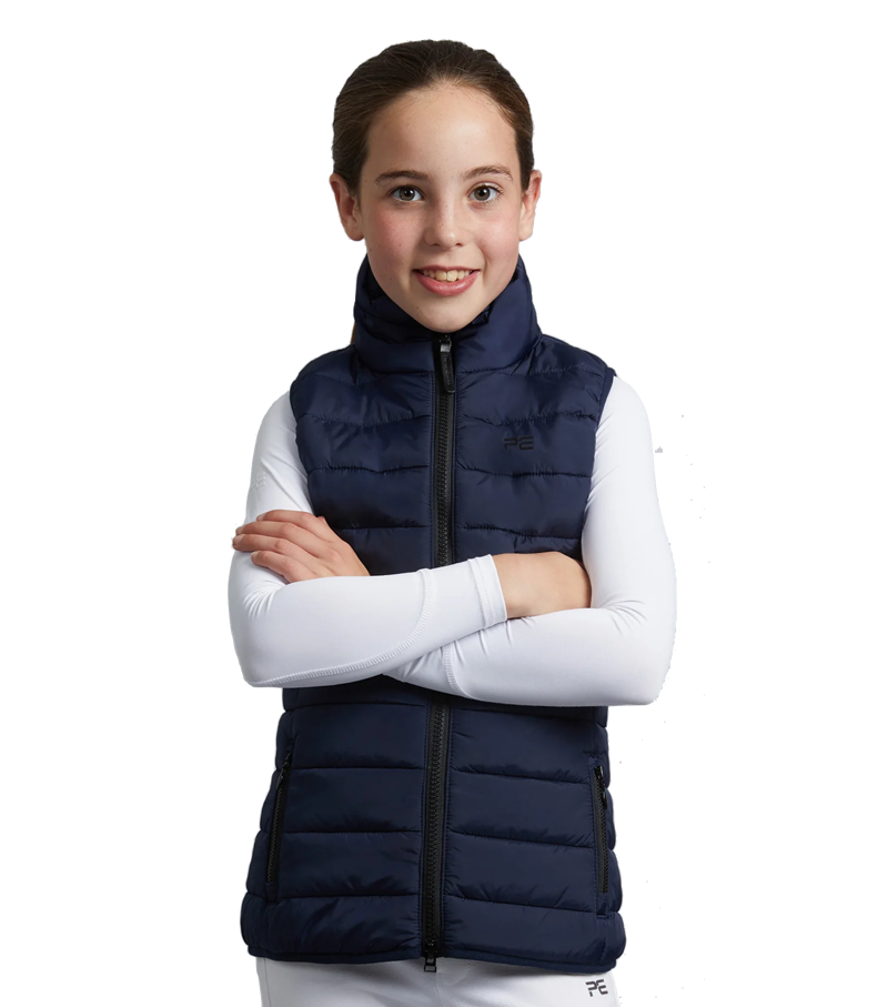 Premier Equine Junior Dante Gilet - Navy