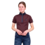 Premier Equine Girl's Mini Amia Technical Short Sleeve Riding Top - Wine