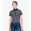 Premier Equine Girl's Mini Amia Technical Short Sleeve Riding Top - Grey