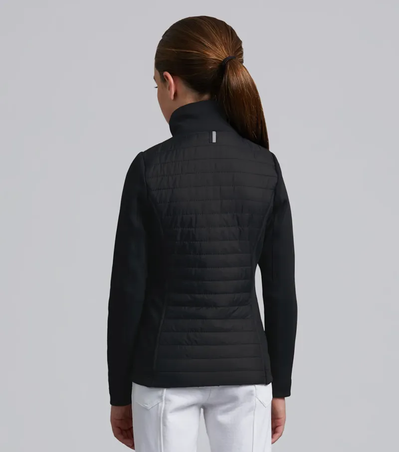 Premier Equine Mini Elena Girl's Hybrid Riding Jacket - Black-2