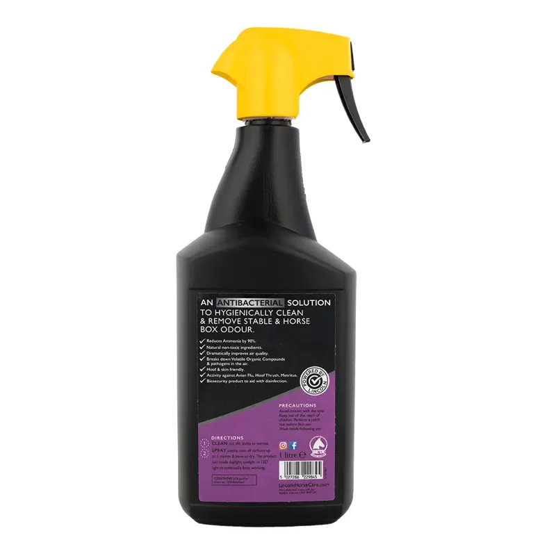 Lincoln InvisiGard Stable Deodoriser and Sanitiser Spray - 1 Litre-1