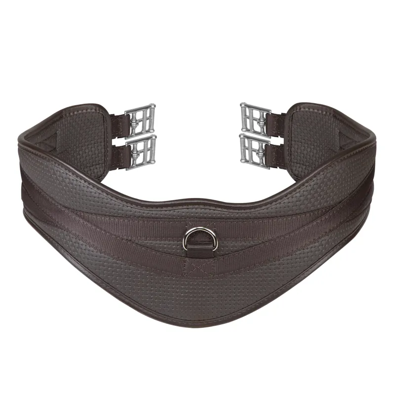 Shires ARMA Anti-Chafe Anatomical Girth with Elastic - Brown