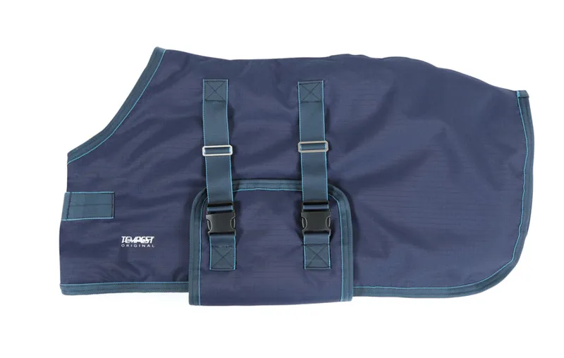 Shires Tempest Original 200g Foal Turnout Rug - Navy/Turquoise-1