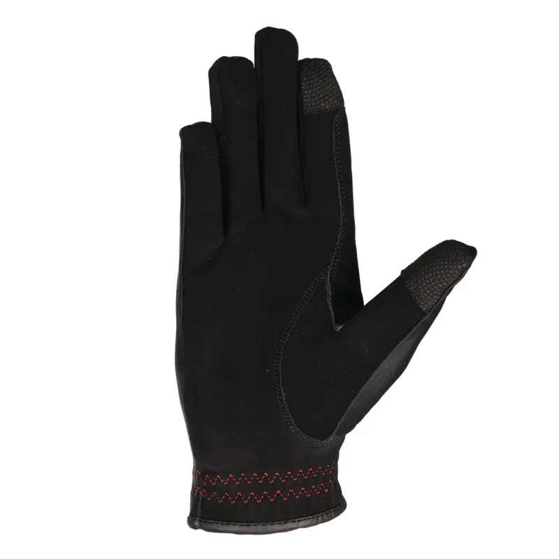 HyCONIC Children's Riding Gloves - Black-1