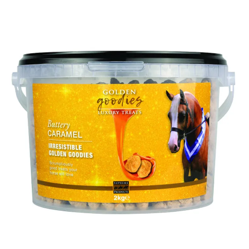 Supreme Products Buttery Caramel Golden Goodies Horse Treats-1