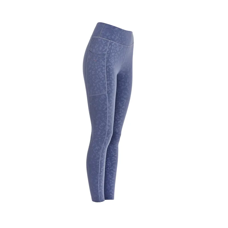 Shires Aubrion Non-Stop Ladies Riding Tights - Blue-1