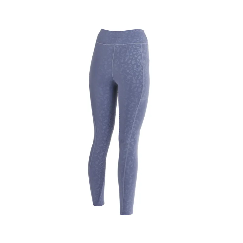 Shires Aubrion Non-Stop Ladies Riding Tights - Blue-2