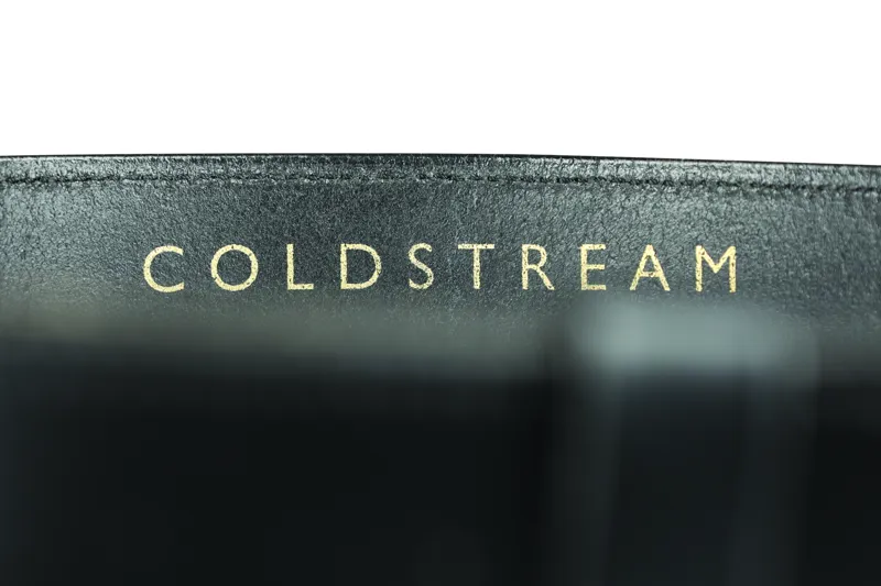 Coldstream Hutton Diamante Leather Belt - Black/Gold-4