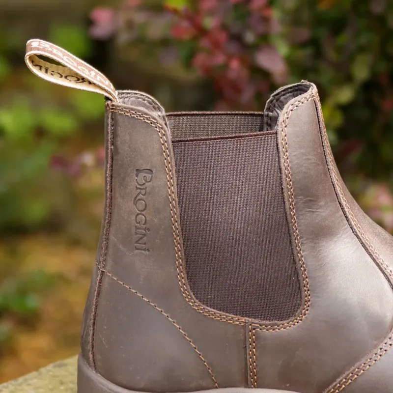 Brogini 466 Kingham Unisex Oiled Pull-On Yard Boots - Brown-2