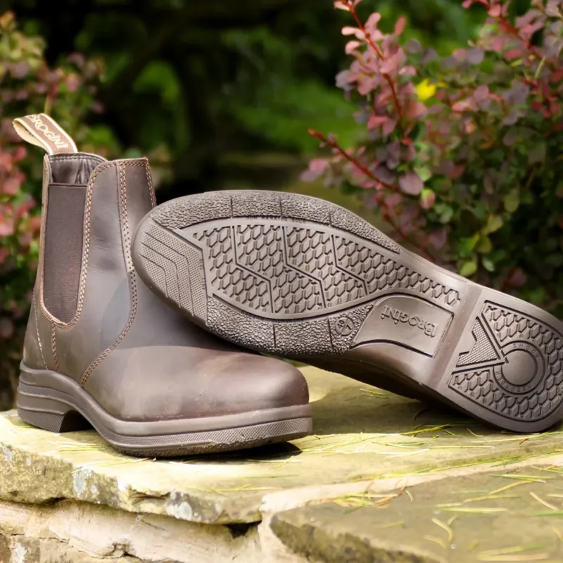 Brogini 466 Kingham Unisex Oiled Pull-On Yard Boots - Brown-3