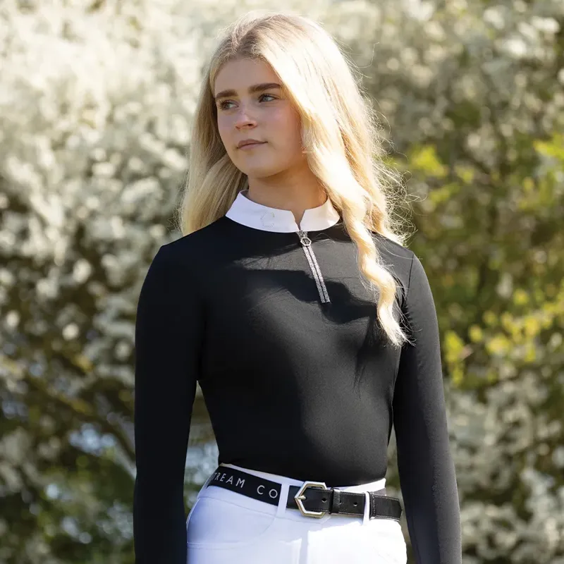 Coldstream Children's Ettrick Elasticated Belt - Black-2