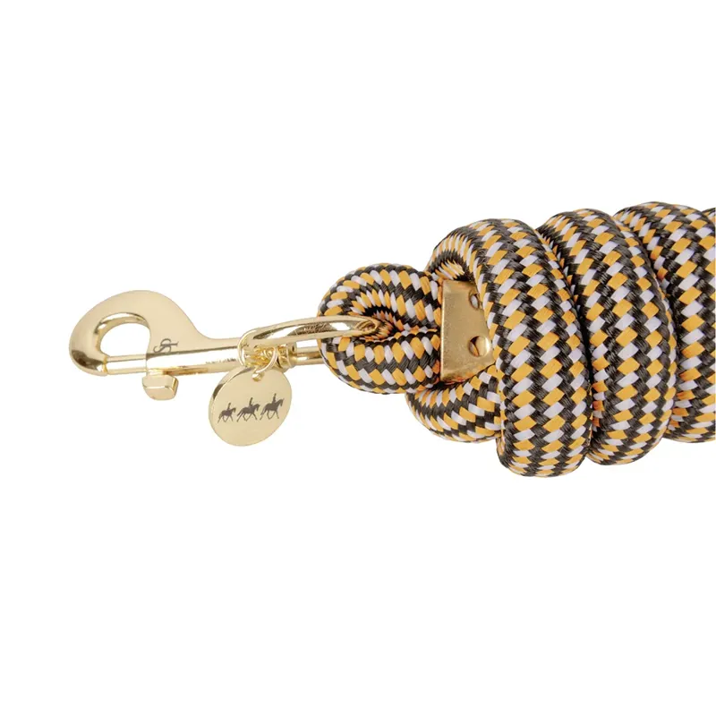 Supreme Products Royal Occasion Lead Rope - Black/White/Gold-1