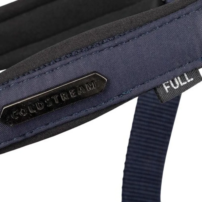 Coldstream Paxton Padded Head Collar and Lead Rope - Navy-2