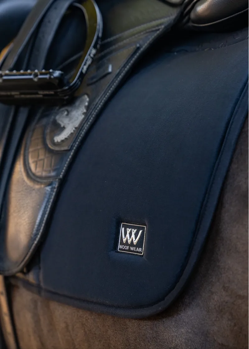 Woof Wear Elite Comfort Dressage Saddlepad - Black-2