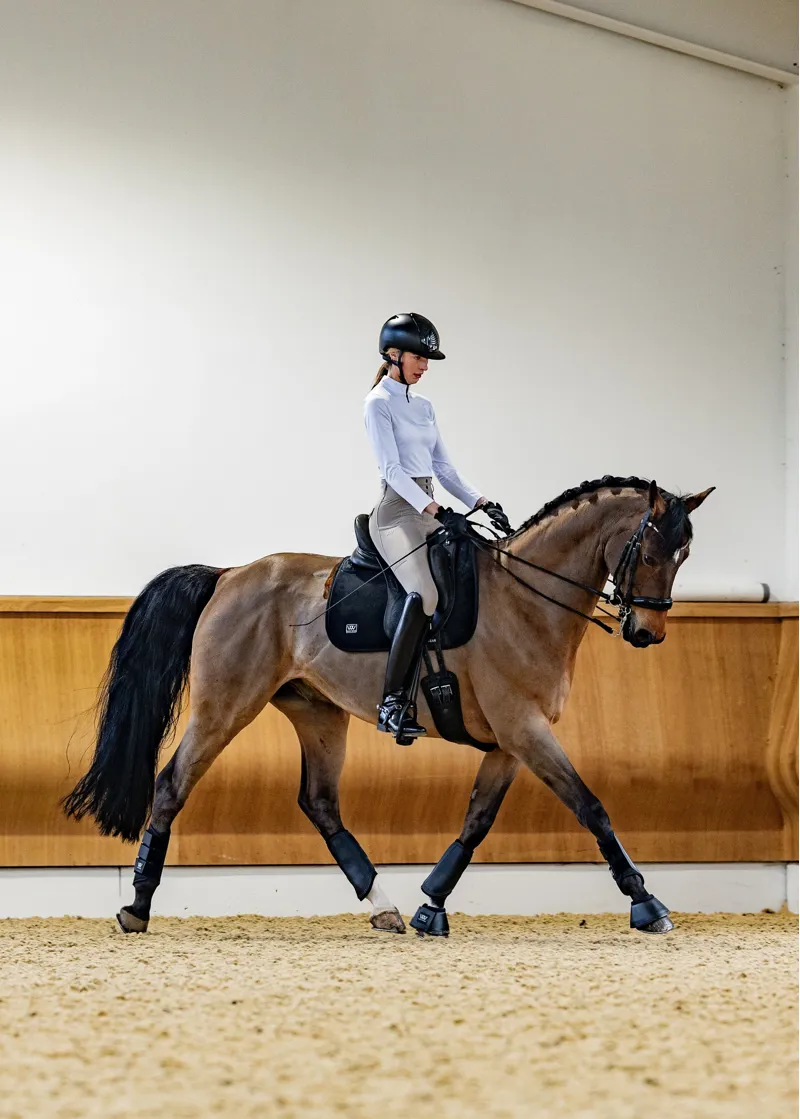 Woof Wear Elite Comfort Plus Dressage Saddlepad - Black-3