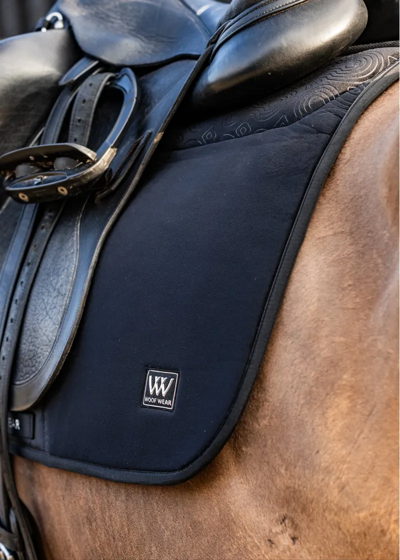 Woof Wear Elite Comfort Plus Dressage Saddlepad - Black-2