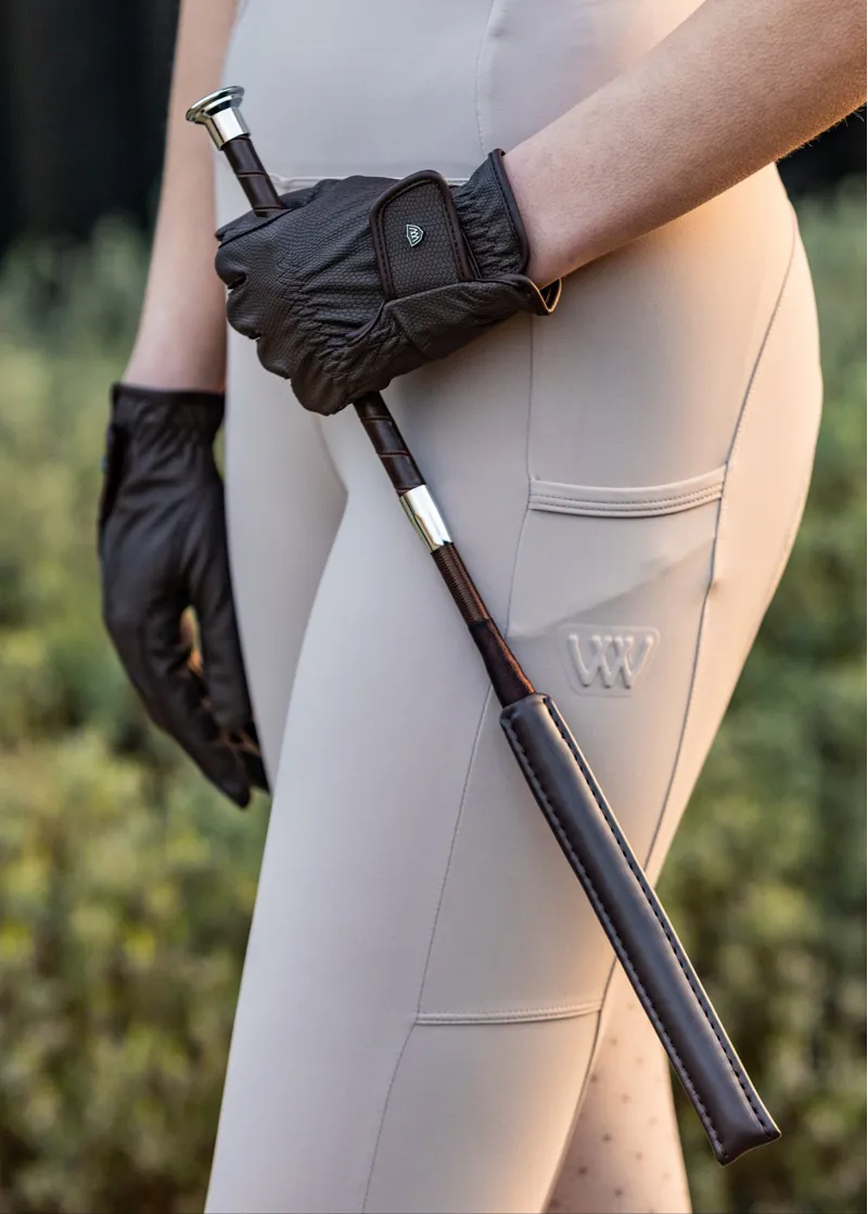 Woof Wear Classic Jumping Bat - Chocolate/Silver-2