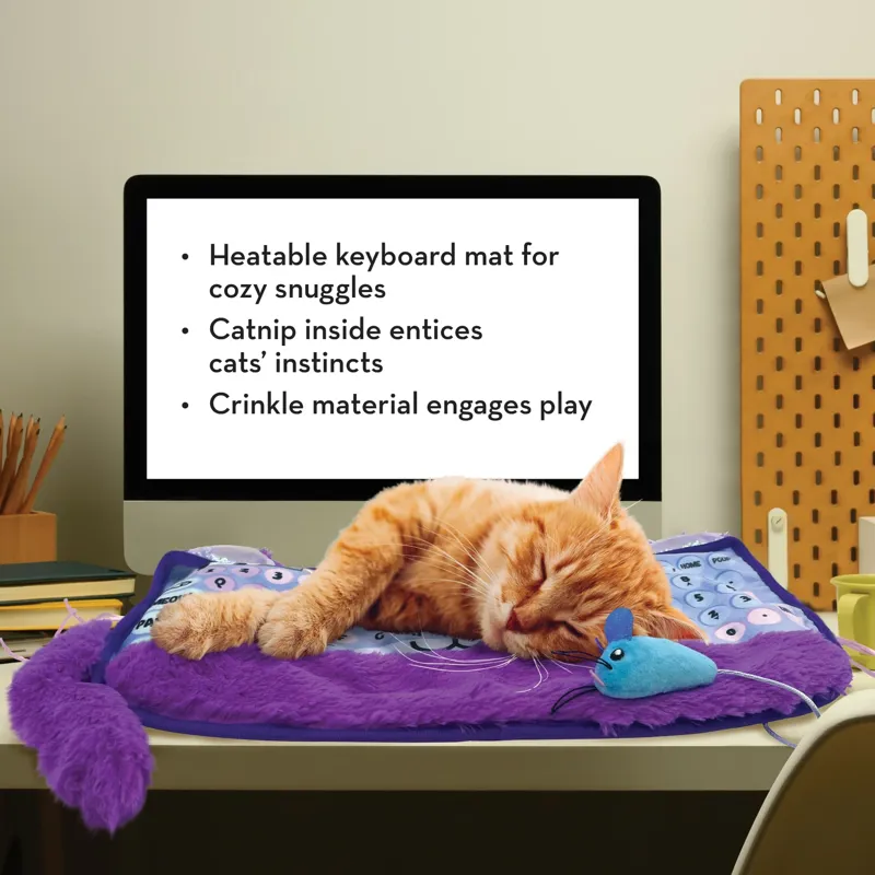 KONG Cat Comfort Key Play Mat -1