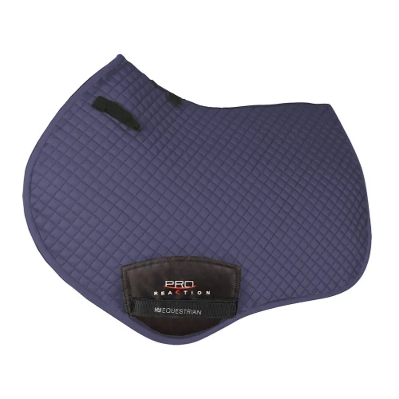 Hy Equestrian ProReaction Pima Close Contact Saddle Pad - Navy