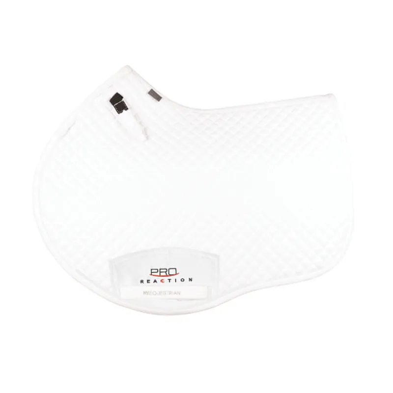 Hy Equestrian ProReaction Pima Close Contact Saddle Pad - White