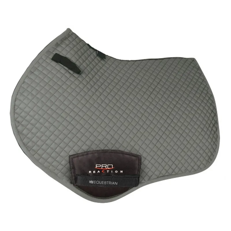 Hy Equestrian ProReaction Pima Close Contact Saddle Pad  - Grey
