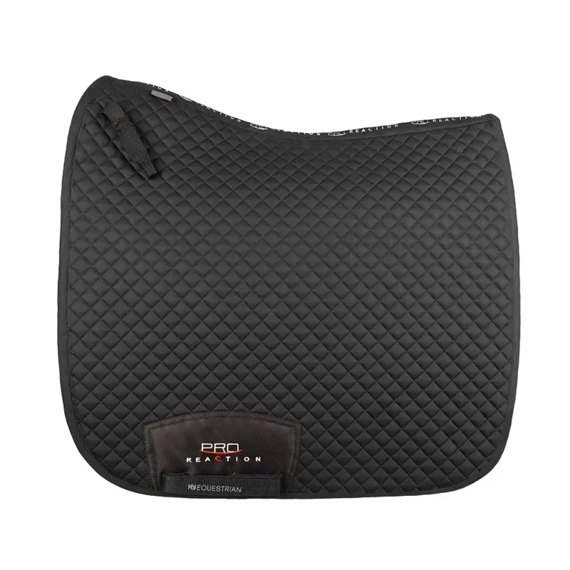 Hy Equestrian ProReaction Pima Dressage Saddle Pad - Black