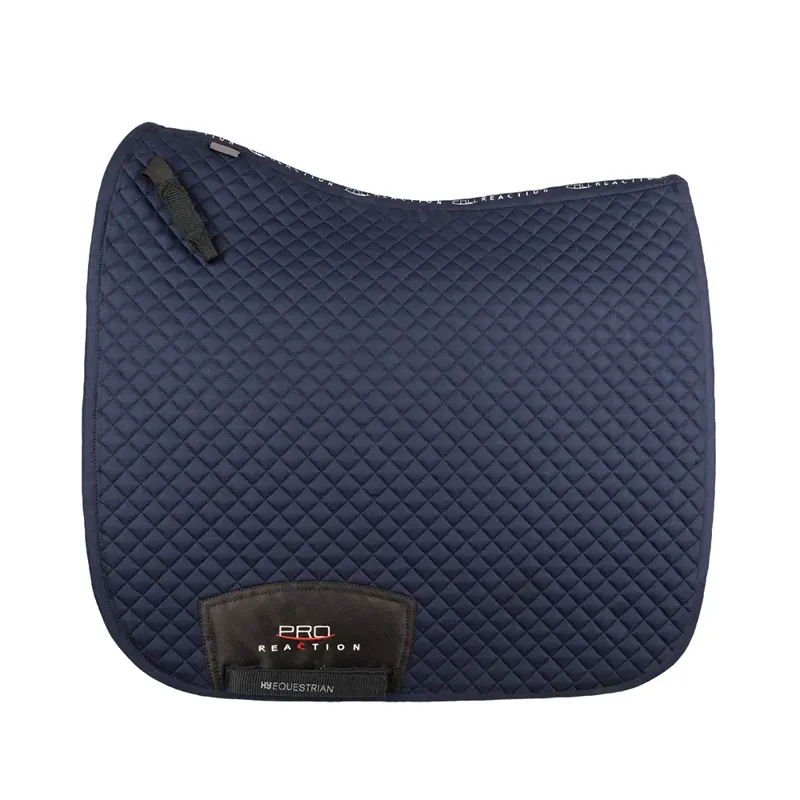 Hy Equestrian ProReaction Pima Dressage Saddle Pad - Navy