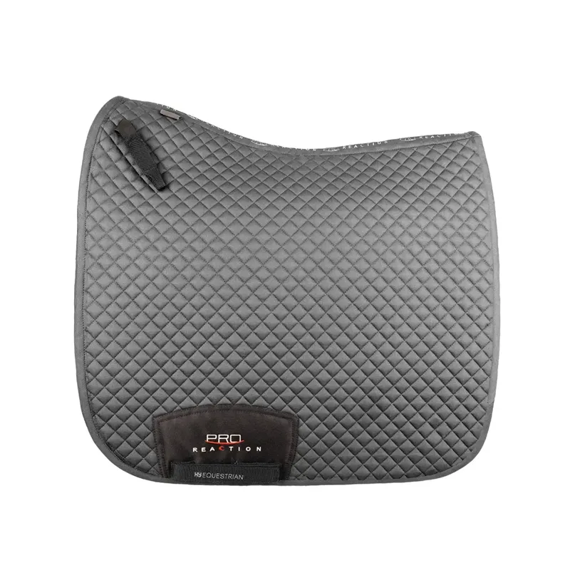 Hy Equestrian ProReaction Pima Dressage Saddle Pad - Grey