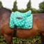Supreme Products Ride On Dotty Fleece Saddle Cover - Gorgeous Green one size