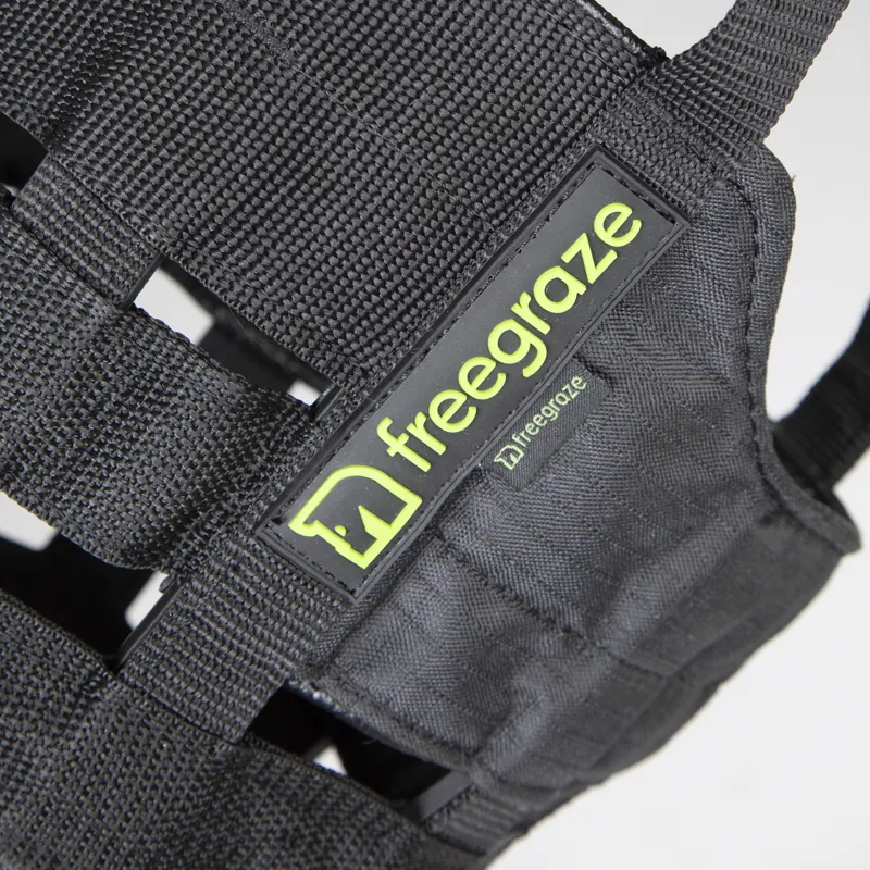 Shires FreeGraze Comfort Grazing Muzzle - Black-1