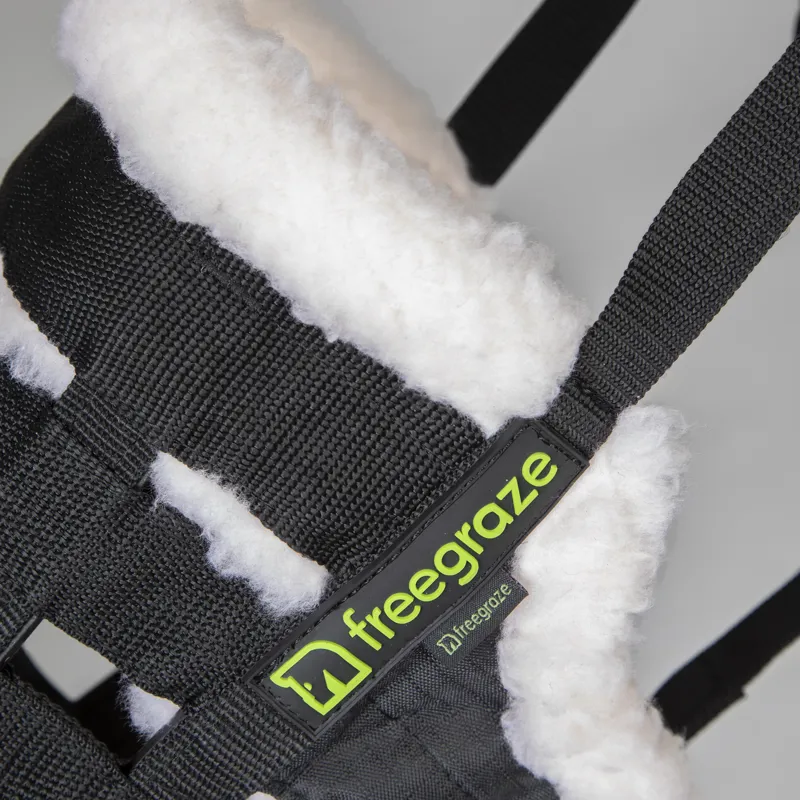 Shires FreeGraze Deluxe Comfort Grazing Muzzle - Black-1