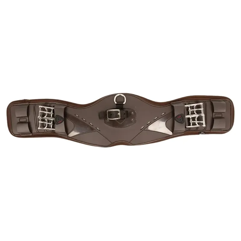 Hy Equestrian ProReaction Contoured TPU Vented Dressage Girth  - Brown